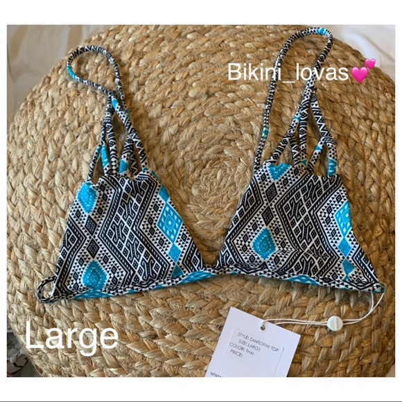 Acacia Swimwear NWT Santorini Top in Large - Picture 2 of 3